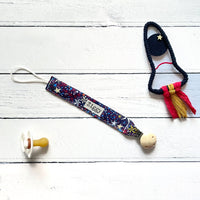 Personalised Starry Dummy Clip